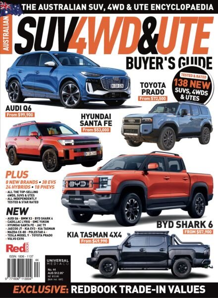 Australian 4WD & SUV Buyer’s Guide – Issue 44 2025 Cover