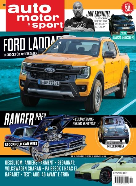 Auto Motor & Sport Sverige – 27 Augusti 2025 Cover