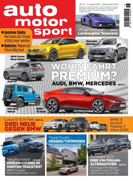 Auto Motor und Sport – 13 August 2025 Cover