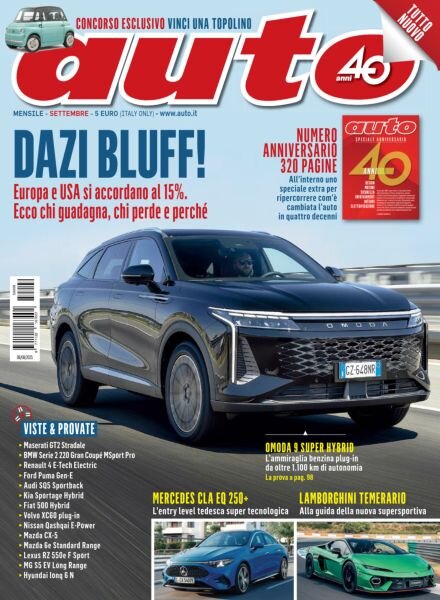 Auto – Settembre 2025 Cover