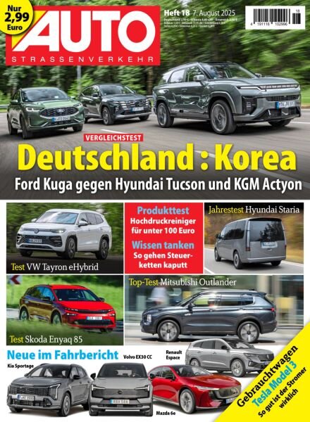 Auto Strassenverkehr – 6 August 2025 Cover