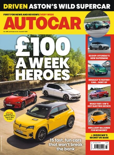 Autocar UK – 13 August 2025 Cover