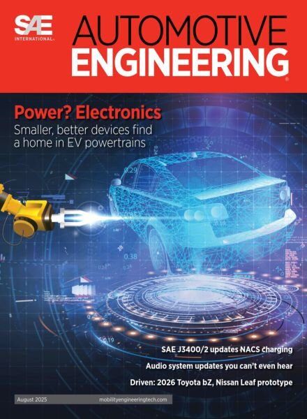 Automotive Engineering – August 2025 Cover