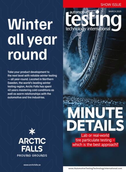 Automotive Testing Technology International – March 2025 Cover
