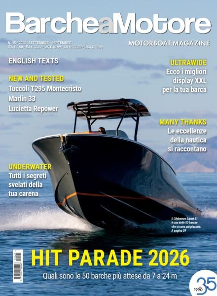 Barche a Motore – Settembre 2025 Cover