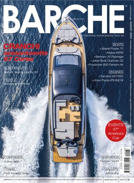 Barche Magazine – Agosto 2024 Cover