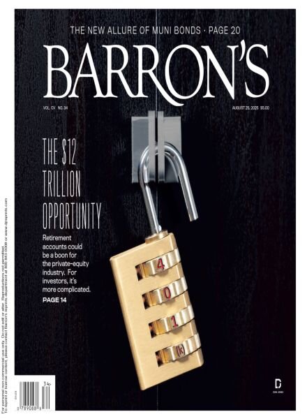 Barron’s – August 25 2025 Cover