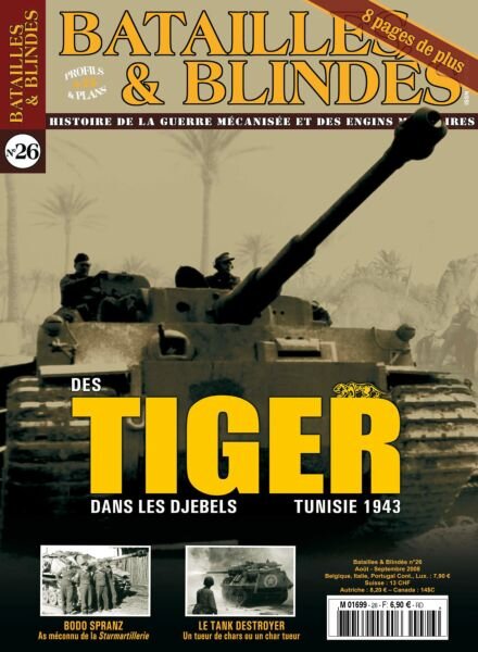 Batailles & Blindes – Aout-Septembre 2008 Cover