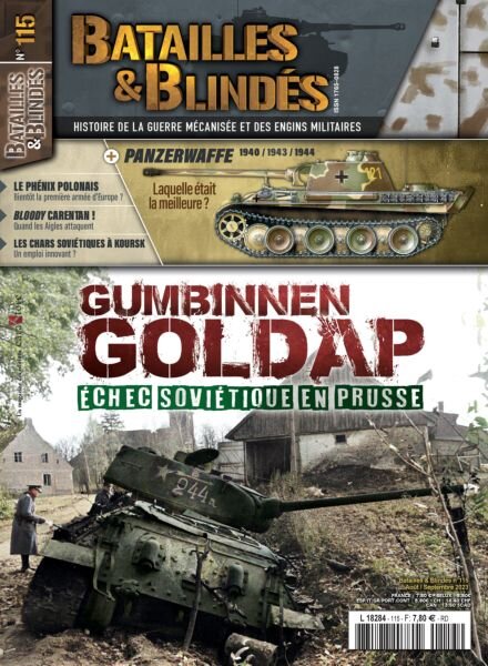 Batailles & Blindes – Aout-Septembre 2023 Cover