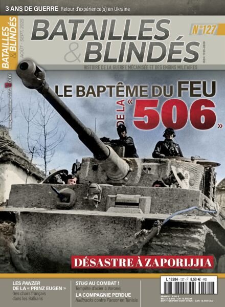Batailles & Blindes – Aout-Septembre 2025 Cover