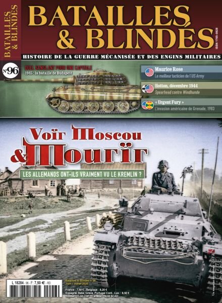Batailles & Blindes – Juin-Juillet 2020 Cover