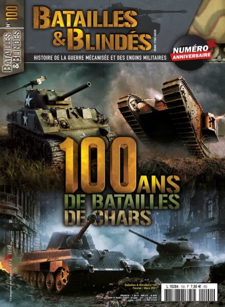 Batailles & Blindes N 100 – Fevrier-Mars 2021 Cover