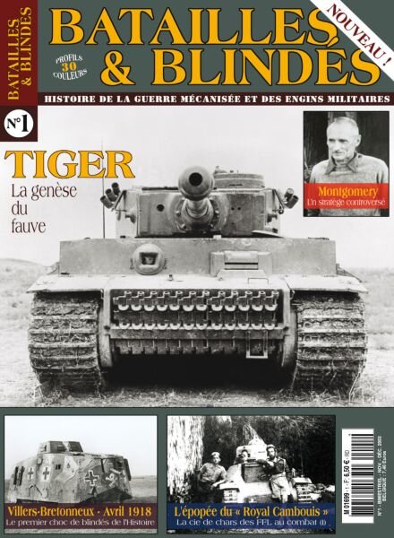 Batailles & Blindes – Novembre-Decembre 2003 Cover