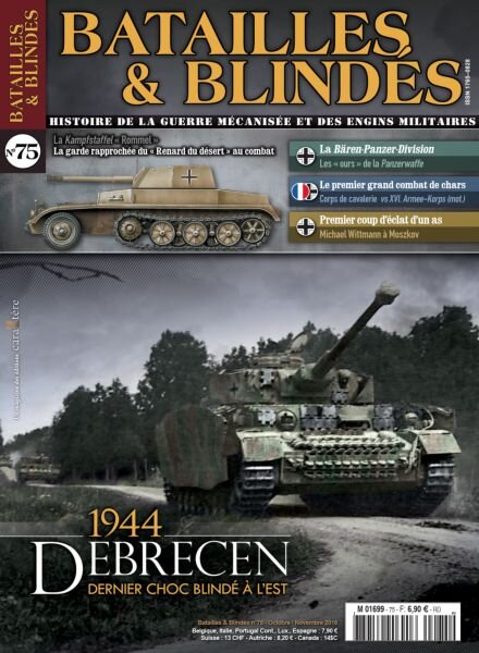 Batailles & Blindes – Octobre-Novembre 2016 Cover