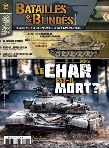 Batailles & Blindes – Octobre-Novembre 2022 Cover