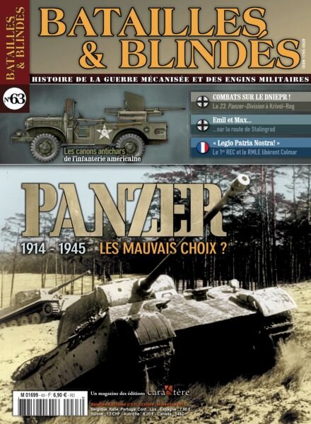 Batailles & Blindes – Septembre-Octobre 2014 Cover