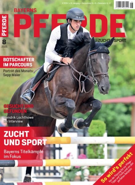 Bayerns Pferde – August 2025 Cover