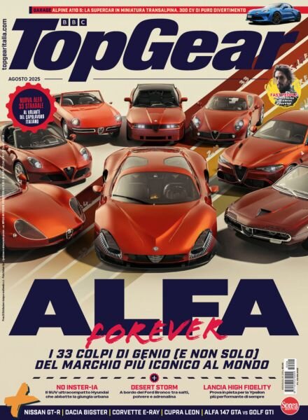 BBC Top Gear Italia – Agosto 2025 Cover