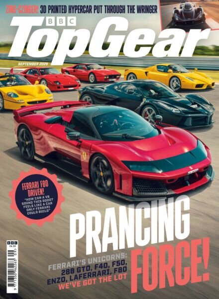 BBC Top Gear UK – September 2025 Cover