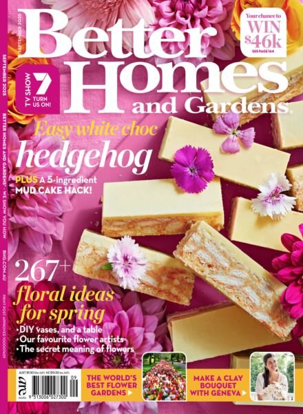 Better Homes and Gardens Australia – September 2025 Cover