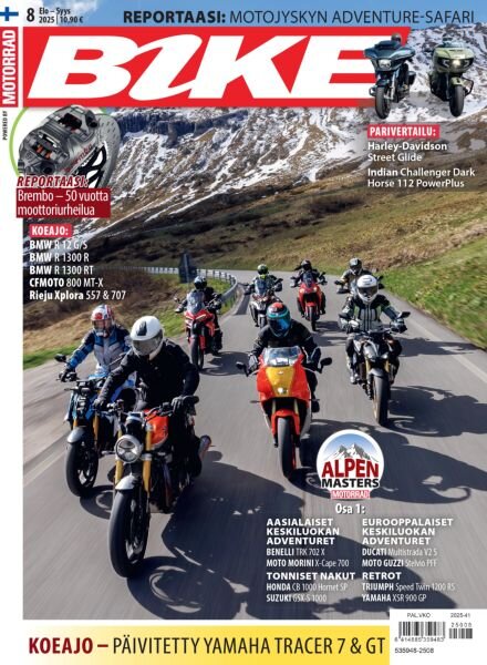 Bike Finland – Elokuu 2025 Cover