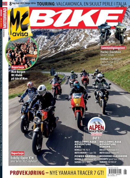 Bike Norge – August 2025 Cover