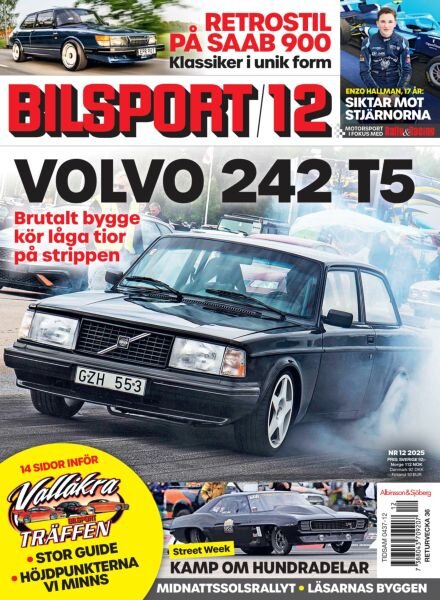 Bilsport – 13 Augusti 2025 Cover
