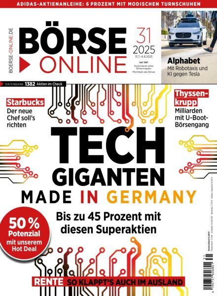 Borse Online – 31 Juli 2025 Cover