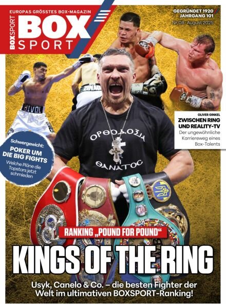 BoxSport – August 2025 Cover