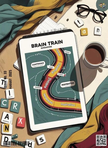 Brain Train Magazine – August 2025 Cover