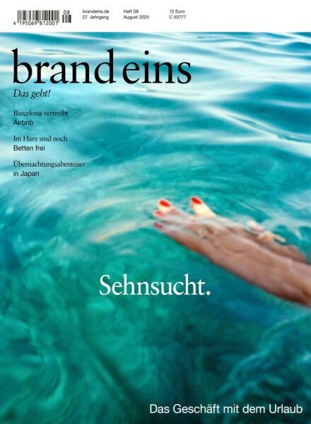 Brand Eins – August 2025 Cover