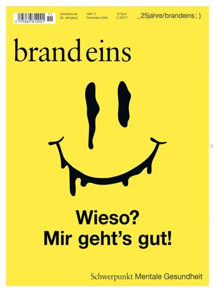 Brand Eins – November 2024 Cover