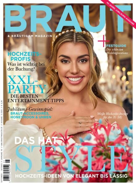Braut & Brautigam Germany – September-Oktober 2025 Cover