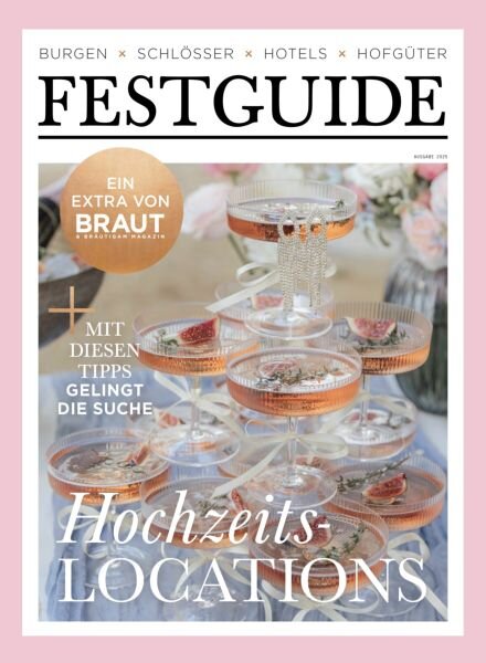 Braut & Brautigam Germany Spezial – Festguide 2025 Cover