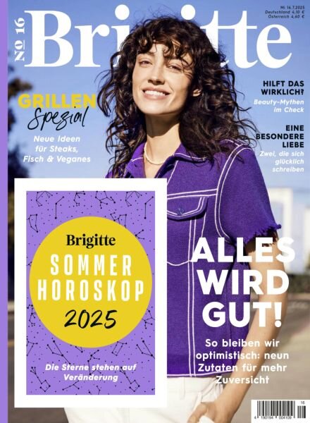 Brigitte Magazin – Nr 16 2025 Cover