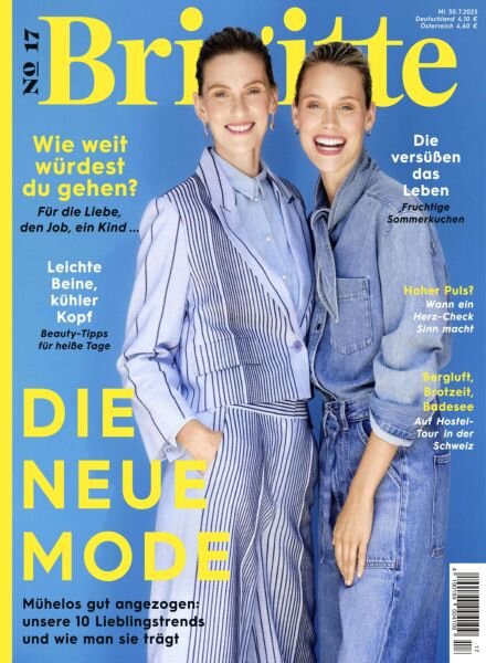 Brigitte Magazin – Nr 17 2025 Cover