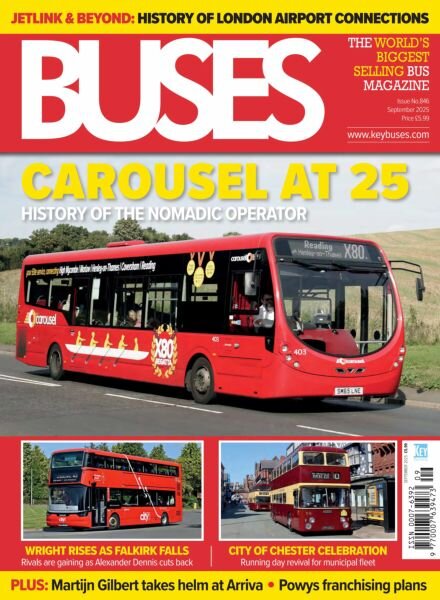 Buses Magazine – September 2025 Cover