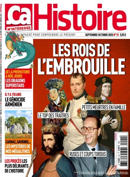 ca M’Interesse Histoire – Septembre-Octobre 2025 Cover
