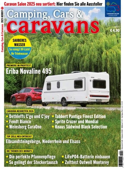 Camping Cars & Caravans – Herbst 2025 Cover