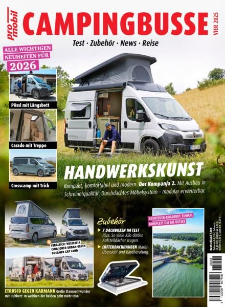 Campingbusse – August 2025 Cover