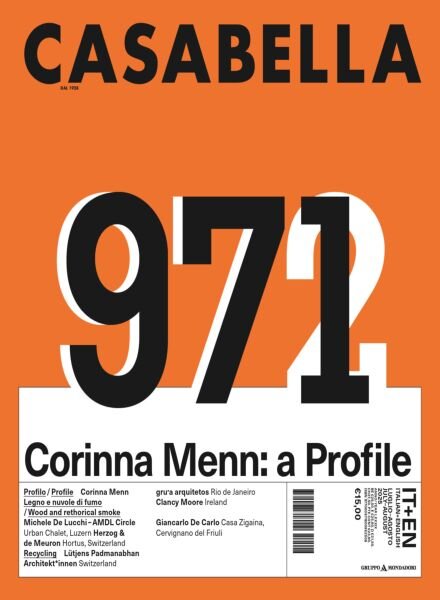 Casabella – Luglio-Agosto 2025 Cover