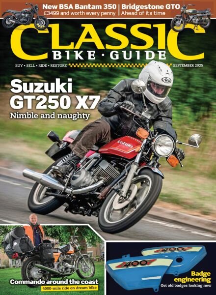 Classic Bike Guide – September 2025 Cover