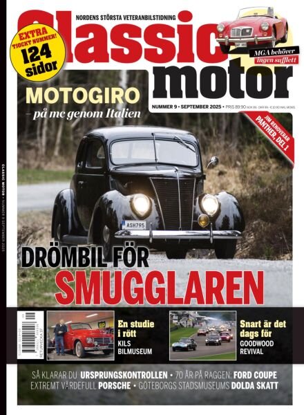 Classic Motor – Augusti 2025 Cover