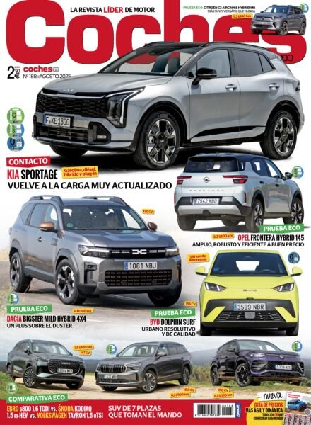 Coches 2000 – Agosto 2025 Cover