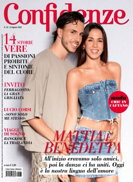 Confidenze – 12 Agosto 2025 Cover