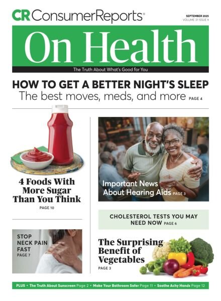 Consumer Reports on Health – September 2025 Cover