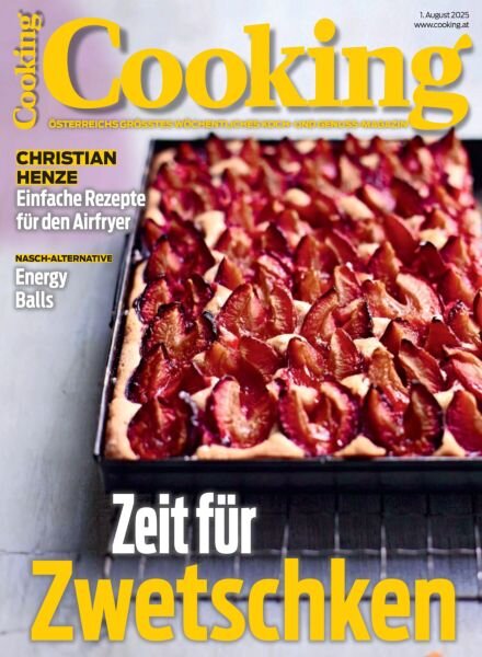 Cooking Austria – 1 August 2025 Cover