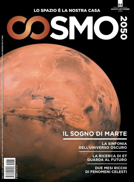 COSMO – Agosto-Settembre 2025 Cover