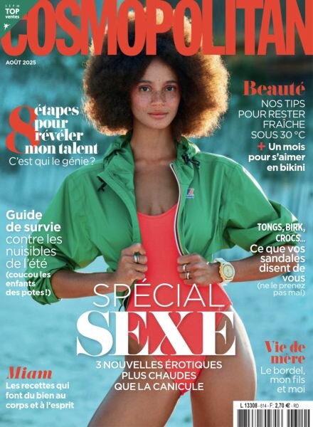 Cosmopolitan France – aout 2025 Cover