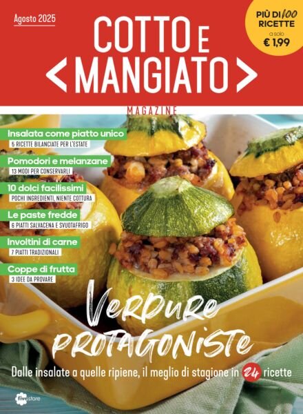 Cotto e Mangiato – Agosto 2025 Cover